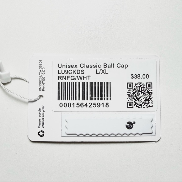 Lululemon Classic Ball Cap *Tennis Club in Rainforest Green/White main image 4